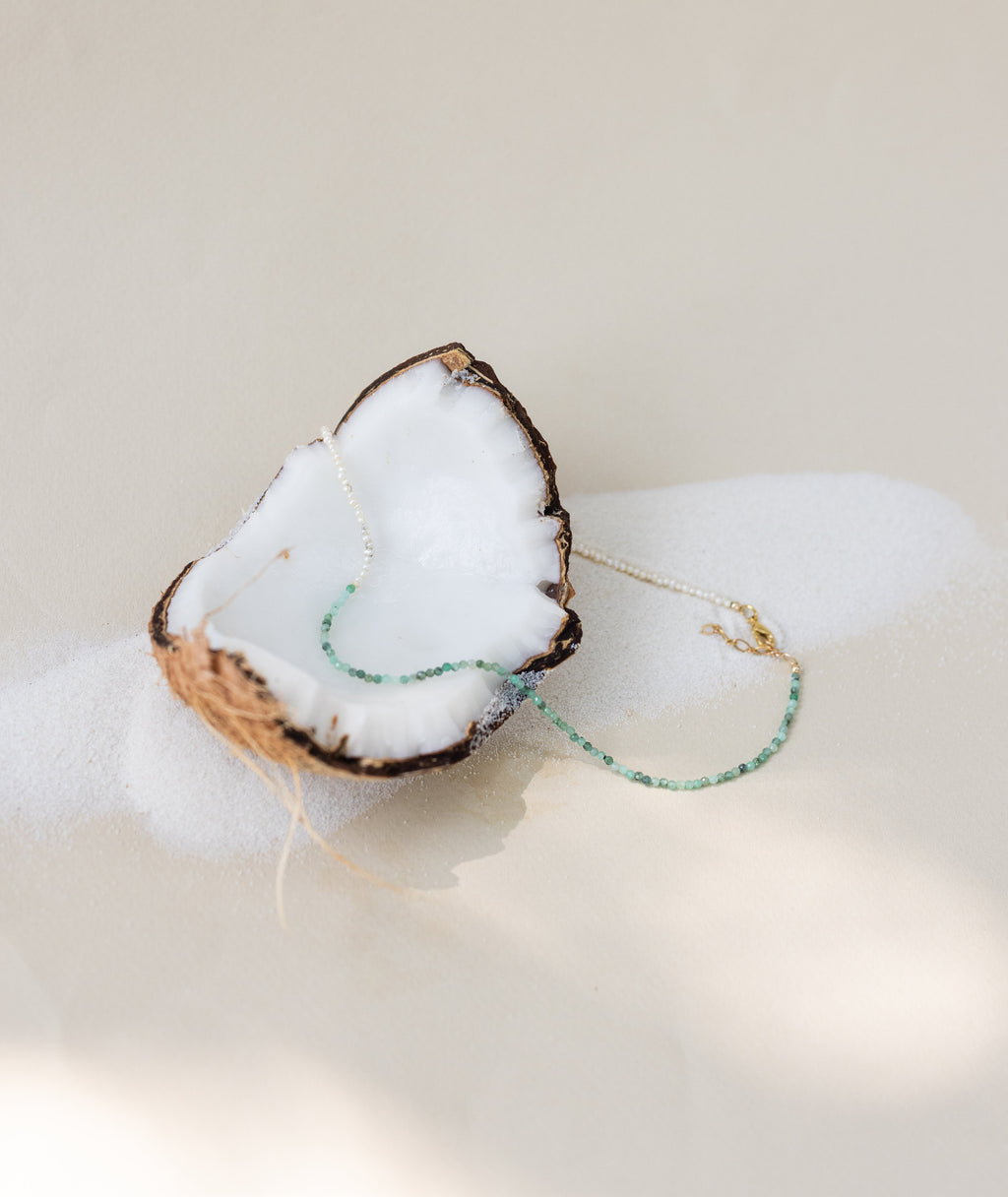 Collier Emmie bi-matière